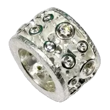 Massiver Silberring «Madison»