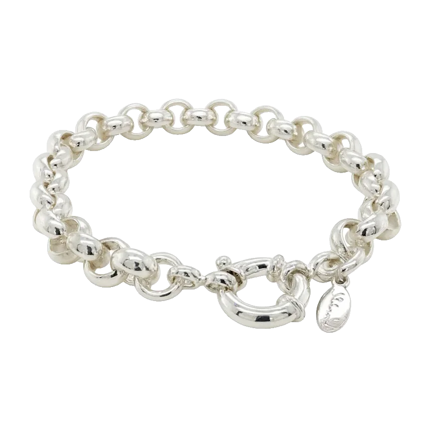 Klassisch-elegante Silberarmkette «Riley»