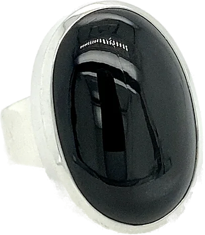 Silberring «Black Starlight»